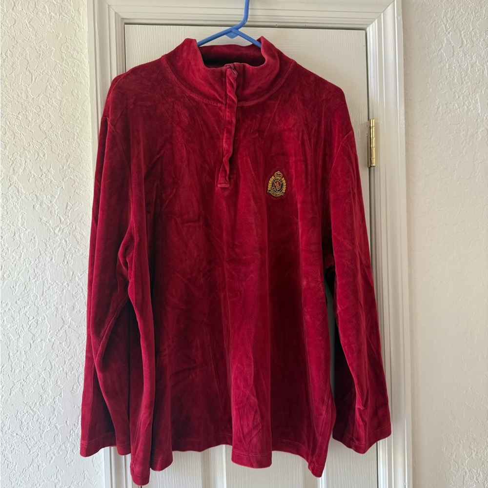 Lauren Ralph Lauren Velvet Velour Women’s Tracksuit Jacket Only Training 3X Y2K
